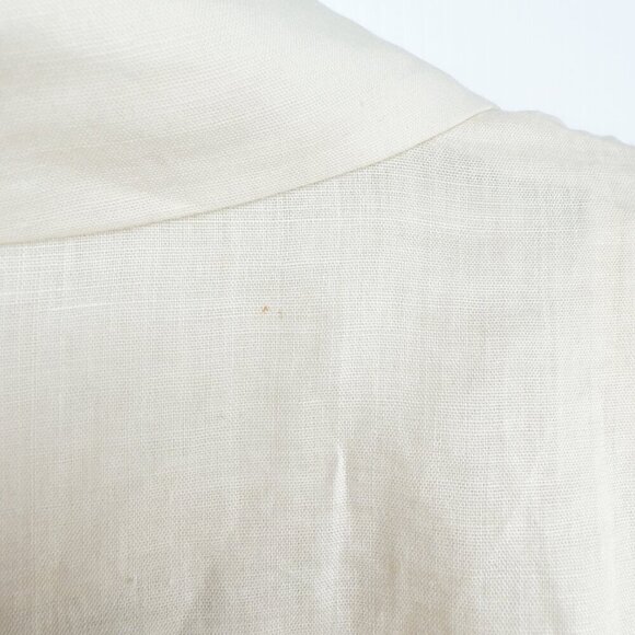 LOVE McNICOLL 100% Linen‎ Sammie Oversized Crop Blazer beige cream Neutral s S - Picture 9 of 12